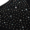 Subblime - 952174 Bodystocking Resille Avec Gants Et Diamants Noir Taille Unique